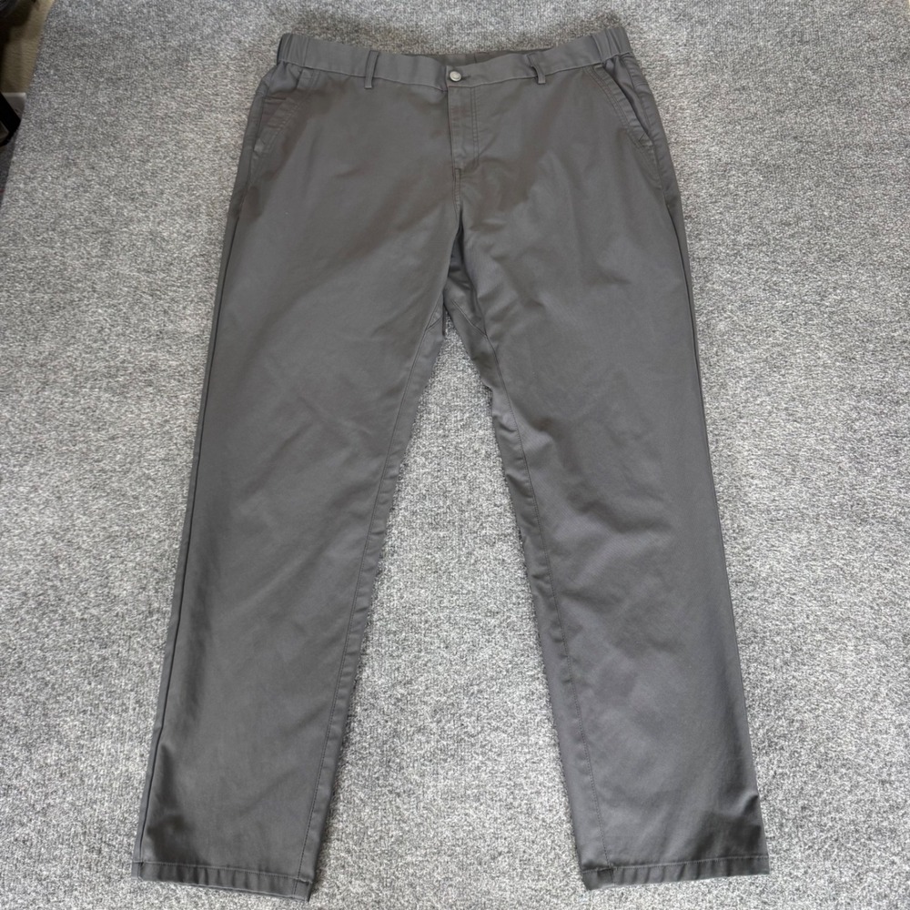 Jack Archer Jetsetter Pants Mens 38x30.5 Gray Chino Stretch Travel Casual Pants
